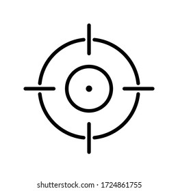 Ilustración vectorial gráfico del icono esencial de destino