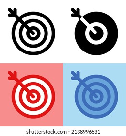 Illustration vector graphic of Target Icon. Perfect for user interface, new application, etc