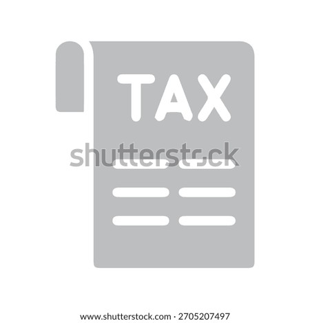 Illustration vector graphic of Tax Form Icon