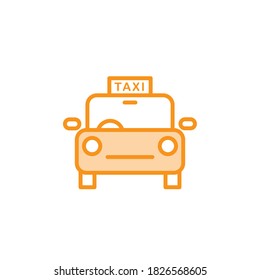Illustration Vector graphic of taxi icon. Fit for transport, vehicle, service, private etc.