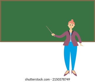 Illustration, Vektorgrafik des Lehrers, perfekt für Bildungszwecke