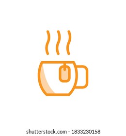 Illustration Vector graphic of teacup icon template