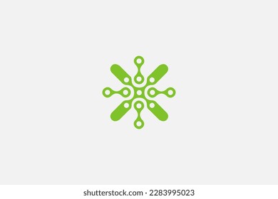 Illustration vector graphic of technology, science geometric. Good for logo