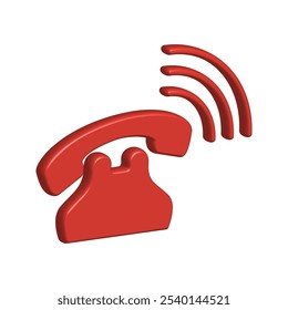 Illustration Vector graphic of telephone icon. Fit for communication, contact,call center etc