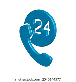 Illustration Vector graphic of telephone icon. Fit for communication, contact,call center etc