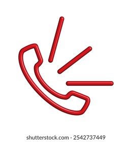 Illustration Vector graphic of telephone icon. Fit for communication, contact,call center etc