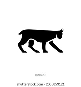 Illustration Vector Graphic Template Of Bobcat Silhouette Logo