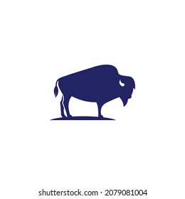 Illustration vector graphic template of buffalo logo