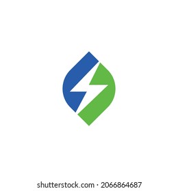 Illustration vector graphic template of electric l logo