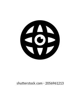 Illustration vector graphic template of eyes icon logo