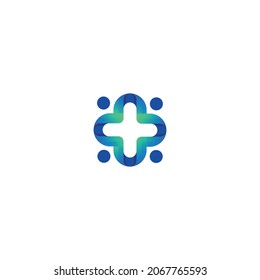 Illustration vector graphic template of health abstract logo