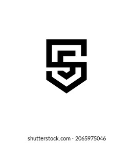 Illustration vector graphic template of letter S monogram logo
