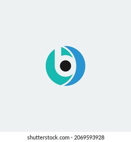 Illustration vector graphic template of letter B logo