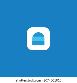Illustration vector graphic template of letter A logo