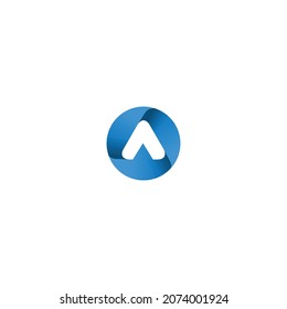 Illustration vector graphic template of letter A logo