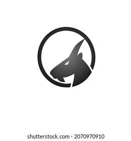 Illustration vector graphic of template logo goat