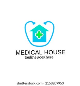 Illustration vector graphic of template logo medical house perfect for hospital sign concept
