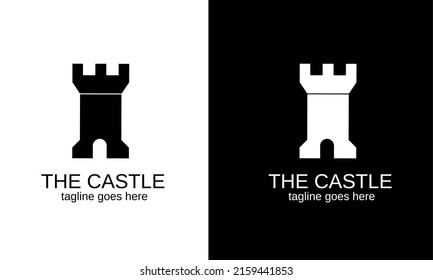 Illustration Vector Graphic Of Template Logo The Castle Simple Design