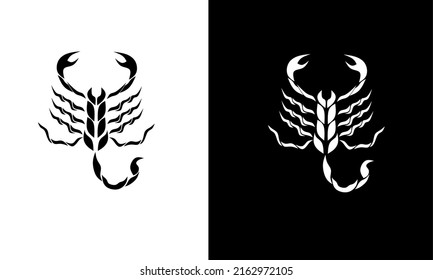 Illustration vector graphic of template logo scorpion tribal style