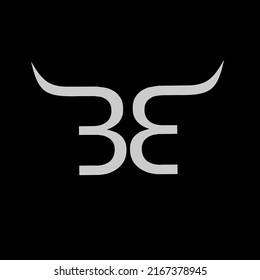 Illustration vector graphic of template logo monogram initial letters BB shapes horn bull