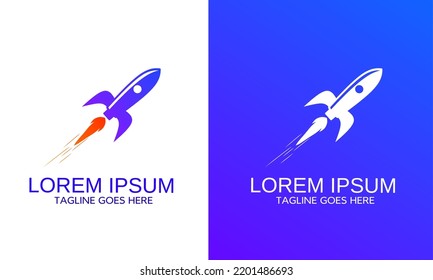 Illustration vector graphic of template logo rocket launcher
