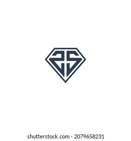 Illustration vector graphic template of monogram logo