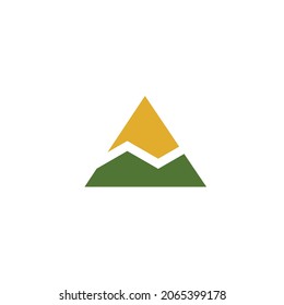Illustration vector graphic template of graphic mountain logo