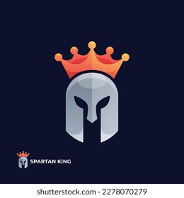 Illustration vector graphic template of Spartan logo