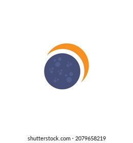 Illustration vector graphic template of sun logo
