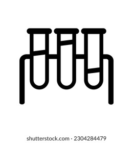 Gráfico del tubo de ensayo, tubos de ensayo, icono de laboratorio