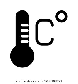 Illustration Vector graphic of thermometer icon