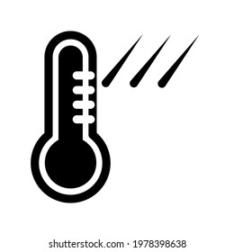 Illustration Vector graphic of thermometer icon