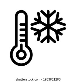 Illustration Vector graphic of thermometer icon