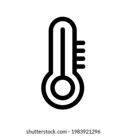 Ilustración Gráfico vectorial del icono del termómetro