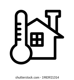 Illustration Vektorgrafik des Thermometersymbol