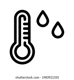Illustration Vektorgrafik des Thermometersymbol