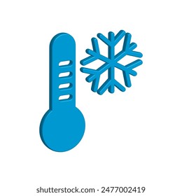 Illustration Vector graphic of thermometer icon. Fit for temperature, season, measure etc.