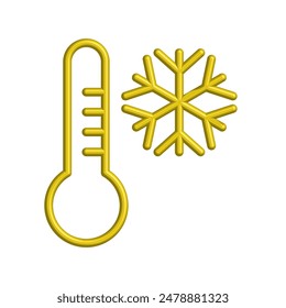Illustration Vector graphic of thermometer icon. Fit for temperature, season, measure etc.