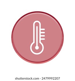 Illustration Vector graphic of thermometer icon. Fit for temperature, season, measure etc.