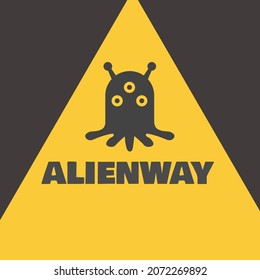 Illustration vector graphic of Three-eyed alien perfect for T-shirt, Logo, Poster, etc.