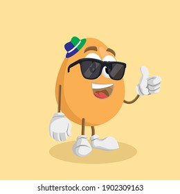 Gráfico vectorial de ilustración de poses de pulgares. Perfecto para tarjetas, carteles, pancartas, etc.