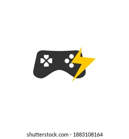 Illustration Vector Graphic of Thunder Joystick Logo. Perfect to use for Technology Company