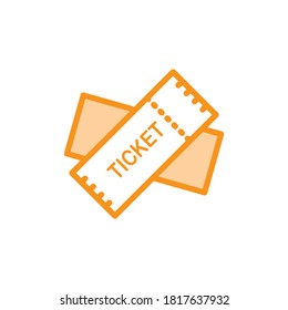 Illustration Vector graphic of ticket icon. Fit for show, theater, cinema, train etc.