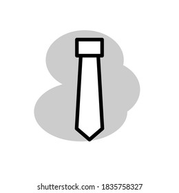 Ilustración Ilustración Vector gráfico del icono de corbata
