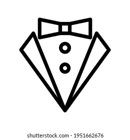 Ilustración Ilustración Vector gráfico del icono de corbata