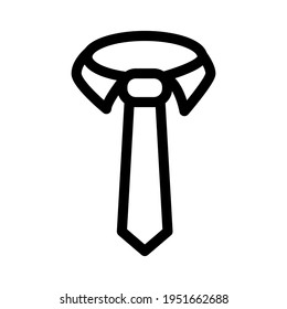 Ilustración Ilustración Vector gráfico del icono de corbata