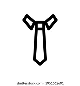 Ilustración Ilustración Vector gráfico del icono de corbata
