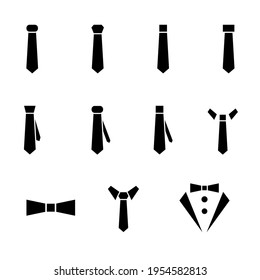 Ilustración Ilustración Vector gráfico del icono de corbata