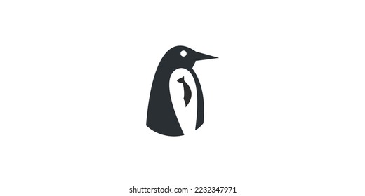 illustration vector graphic of tie penguins