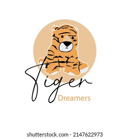 Illustration Vector Graphic of Tiger Cub logo